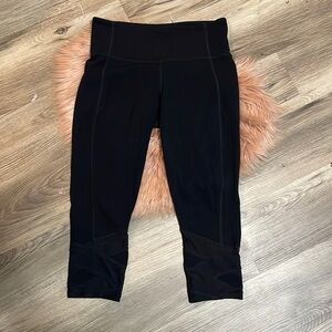Athleta Black Cropped Leggings Size S